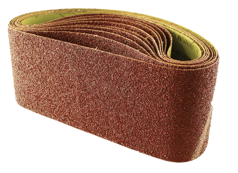 Abracs Aluminium Oxide Sanding Belt - 75mm x 533mm - 120g - Pack of 10 - [ABR-ABSB75533120]