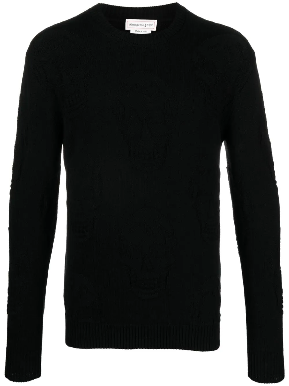 Alexander McQueen    Alexander Mc Queen Skull Knitted Cotton Jumper