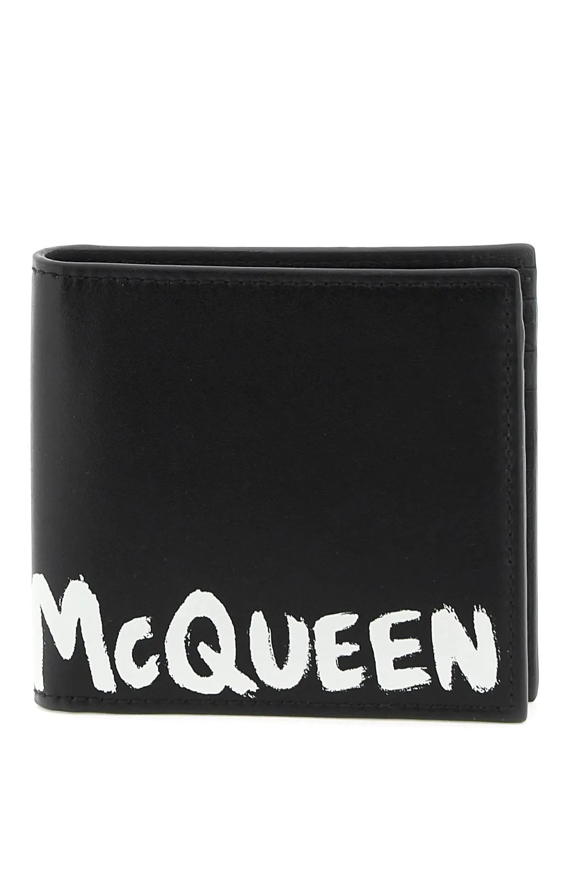 Alexander McQueen    Alexander Mcqueen Graffiti Bi Fold Wallet