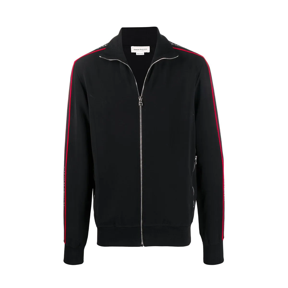 Alexander McQueen    Alexander Mcqueen Logo Zipped Sweatshirt