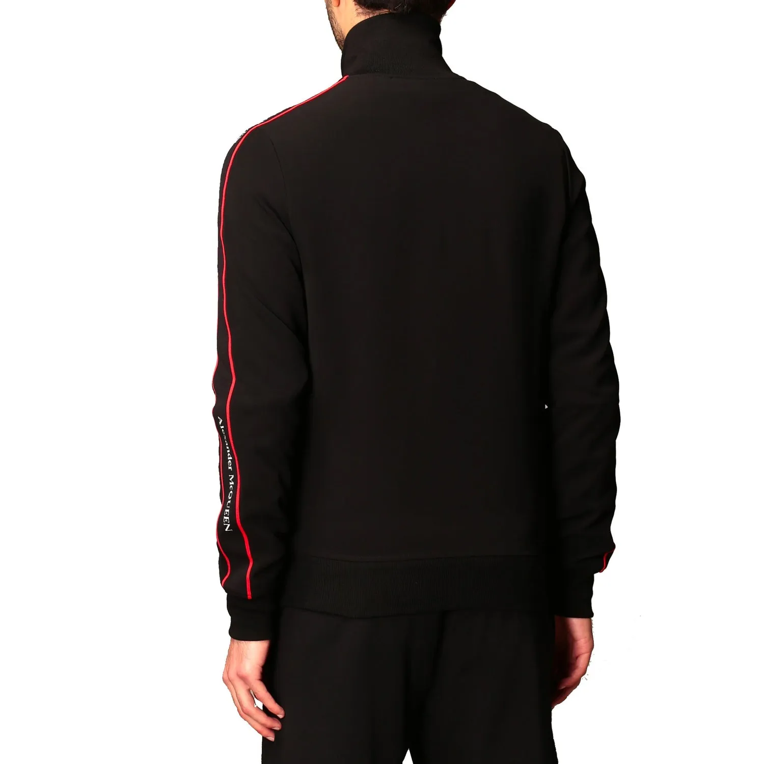Alexander McQueen    Alexander Mcqueen Logo Zipped Sweatshirt