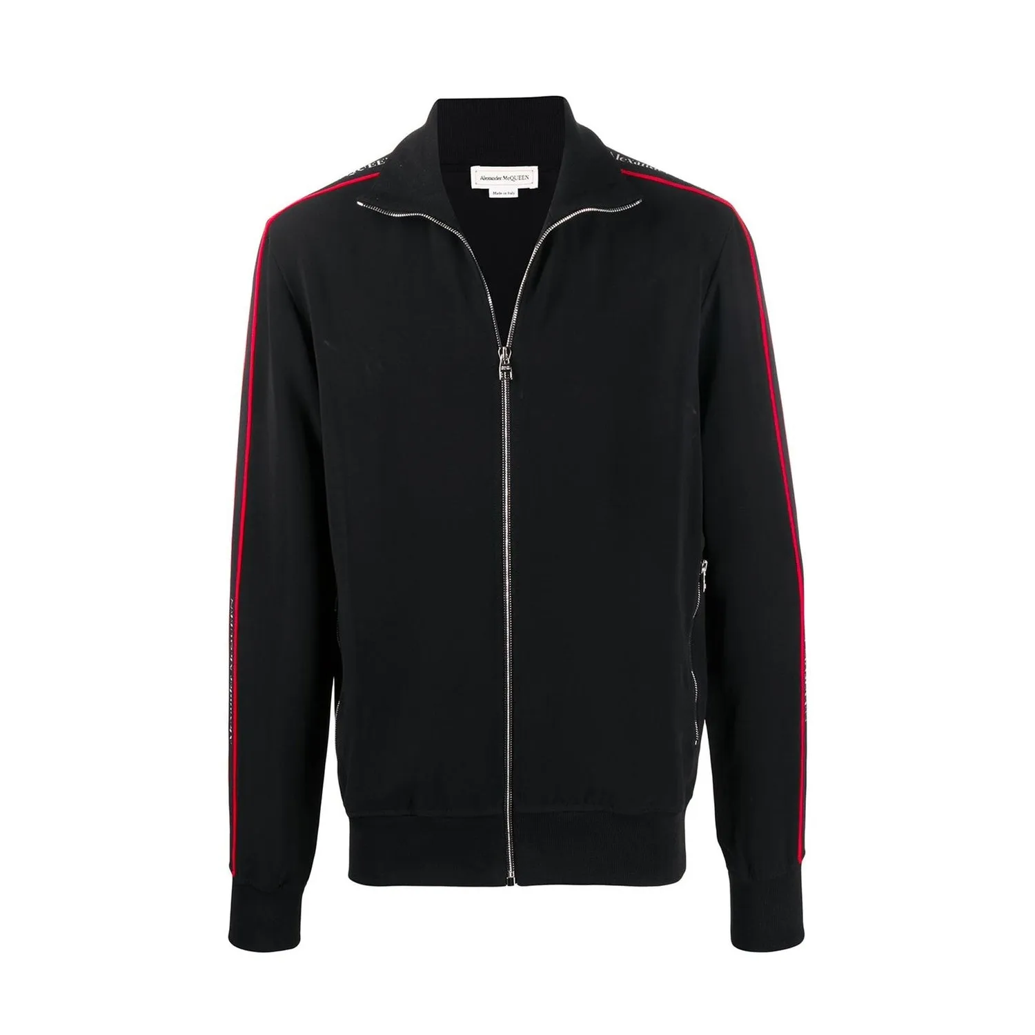 Alexander McQueen    Alexander Mcqueen Logo Zipped Sweatshirt