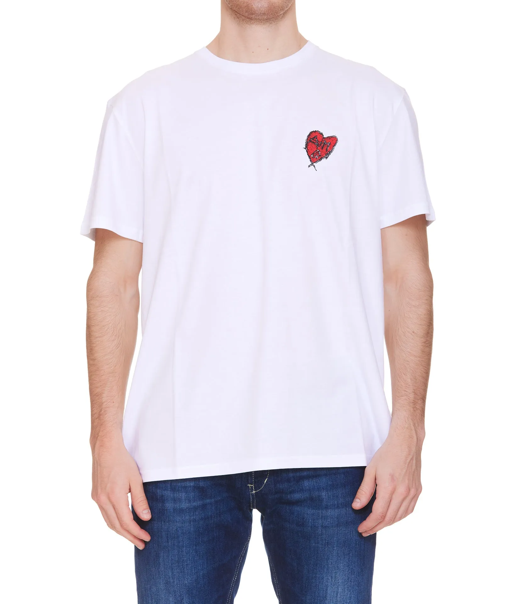 Alexander McQueen Logo Patch Crewneck T-Shirt