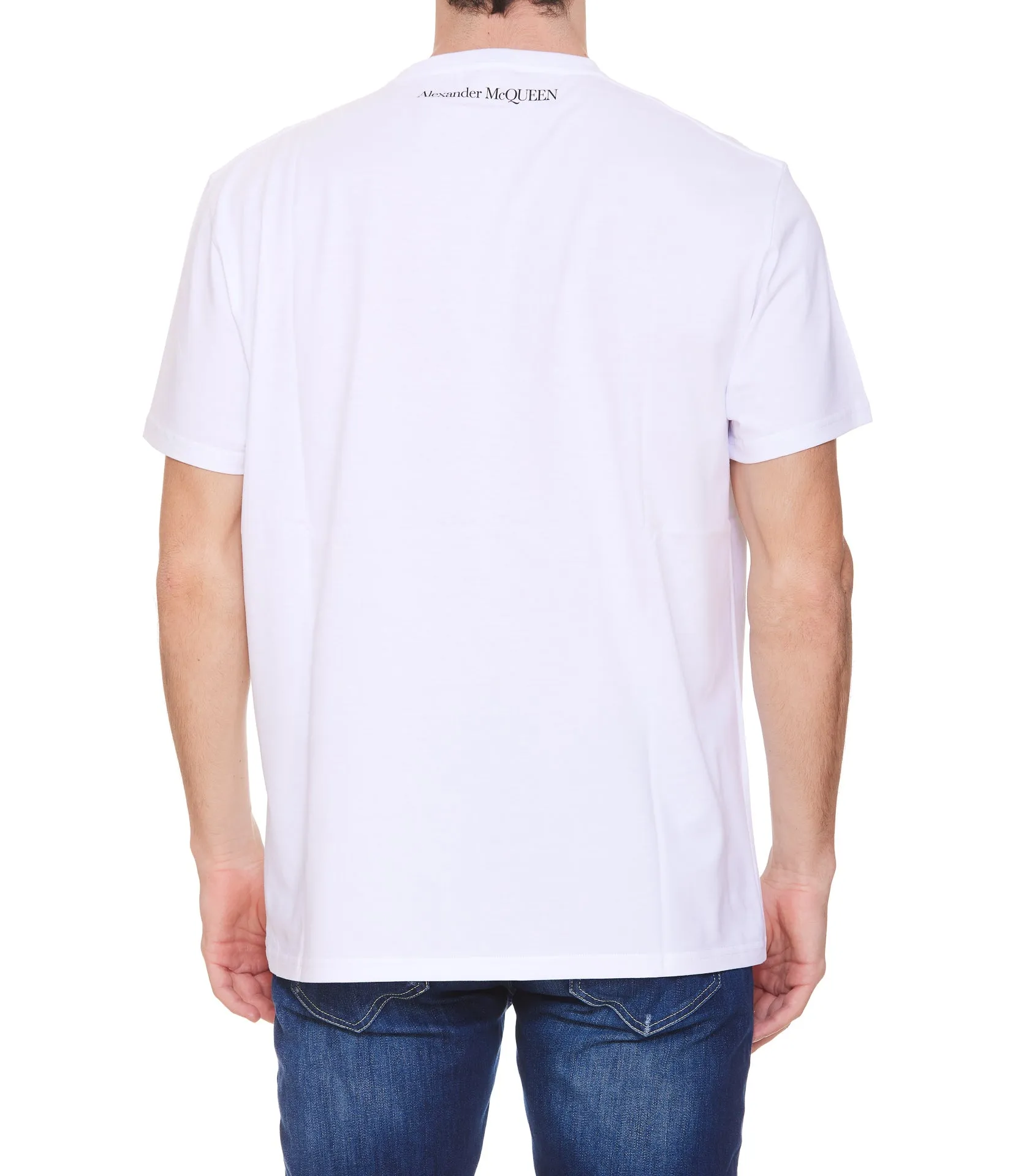 Alexander McQueen Logo Patch Crewneck T-Shirt