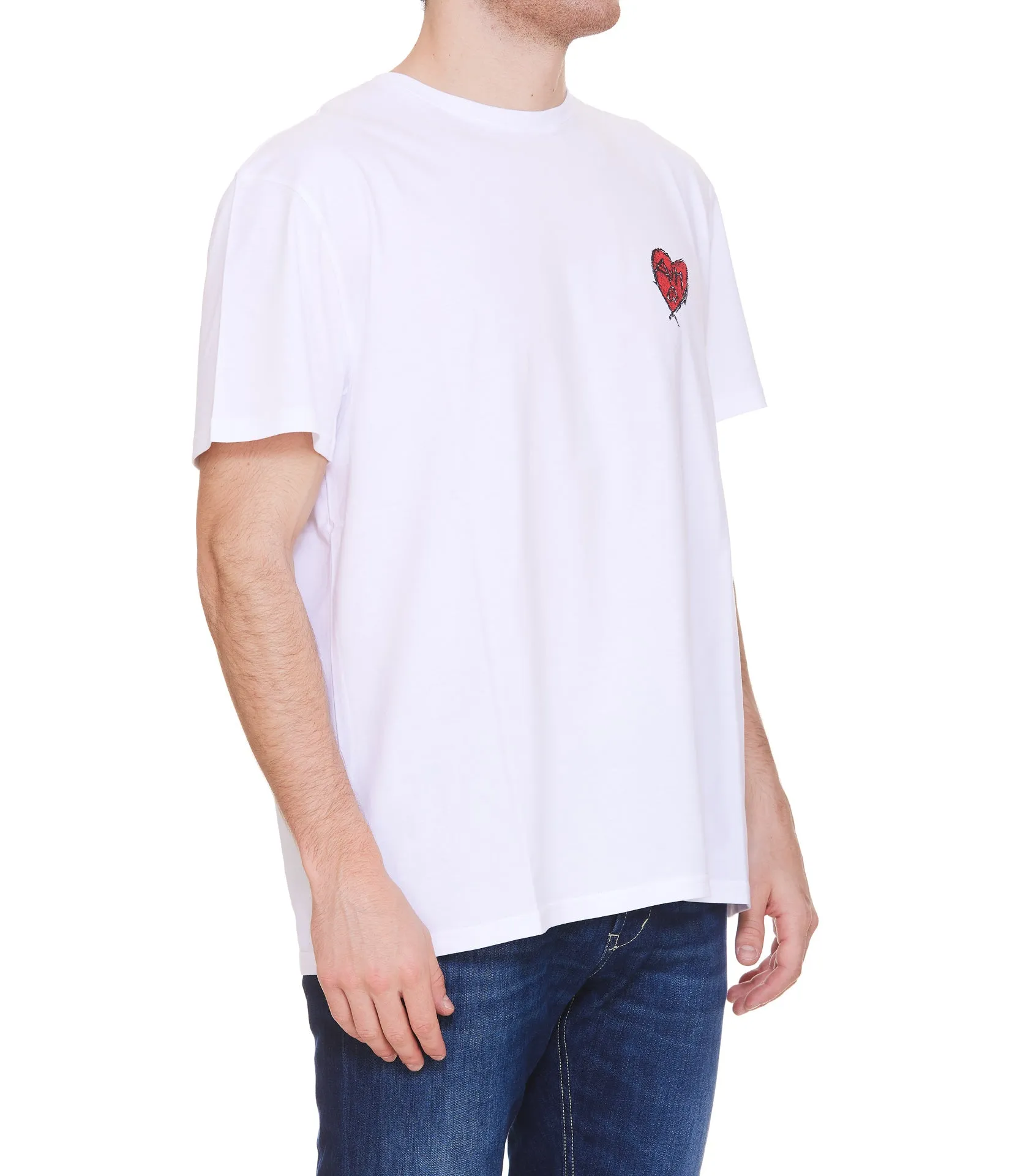 Alexander McQueen Logo Patch Crewneck T-Shirt