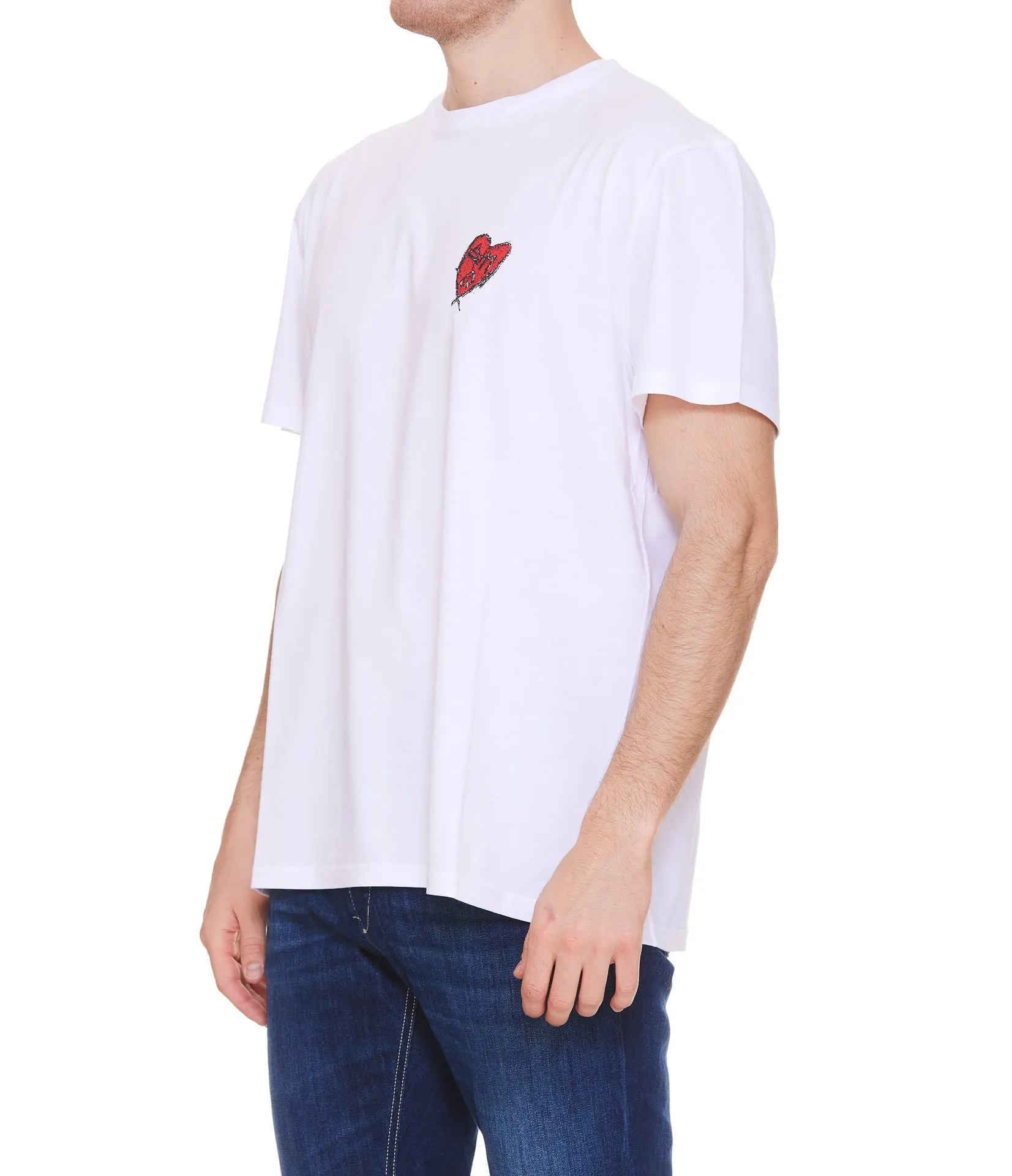 Alexander McQueen Logo Patch Crewneck T-Shirt