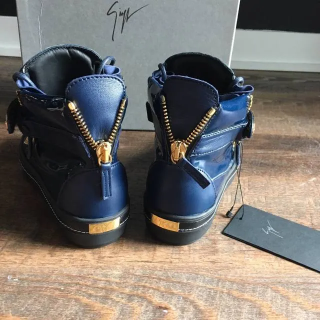 Giuseppe Zanotti: "Ace TR Donna" Blue Sneakers