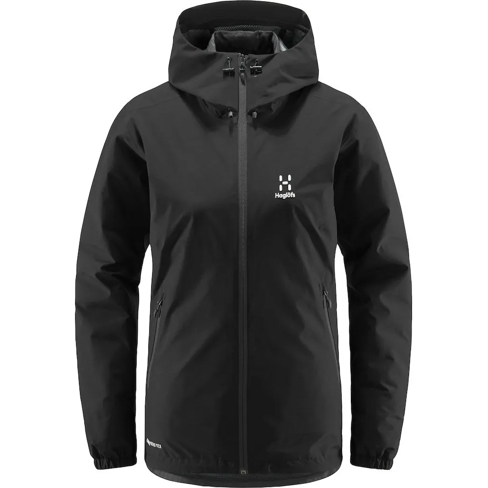Haglöfs Eldstad 3-in-1 Mimic Gore-Tex Jacket Women's True Black | Buy Haglöfs Eldstad 3-in-1 Mimic Gore-Tex Jacket Women&#x