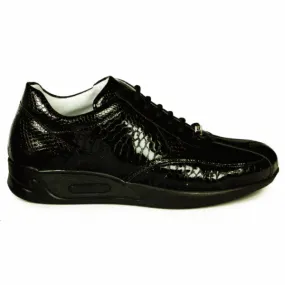 Mauri M788 Patent Python Print Sneakers Black (Special Order)