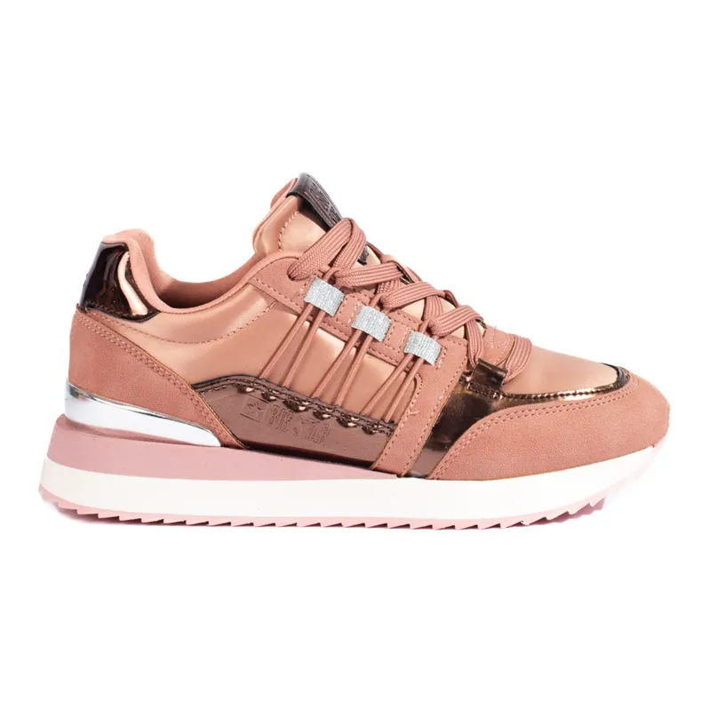 Women's Big Star sneakers KK274111 pink